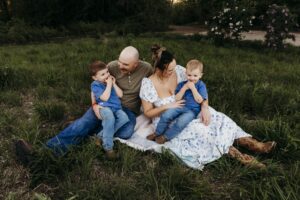 maternity photos at Camp Aramoni in Tonica Illinois