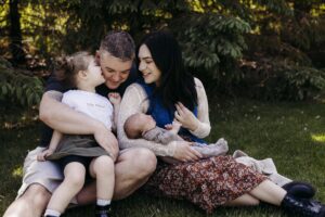Family photos in Wenona, Illinois