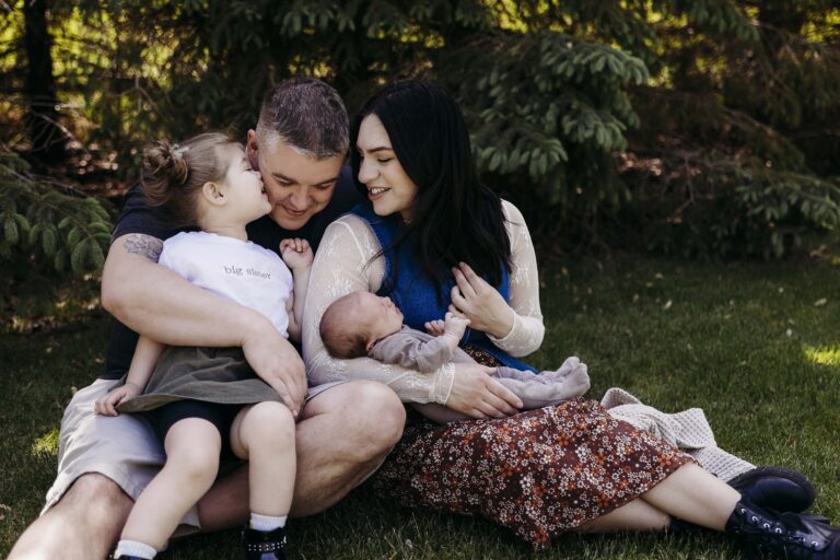 Family photos in Wenona, Illinois